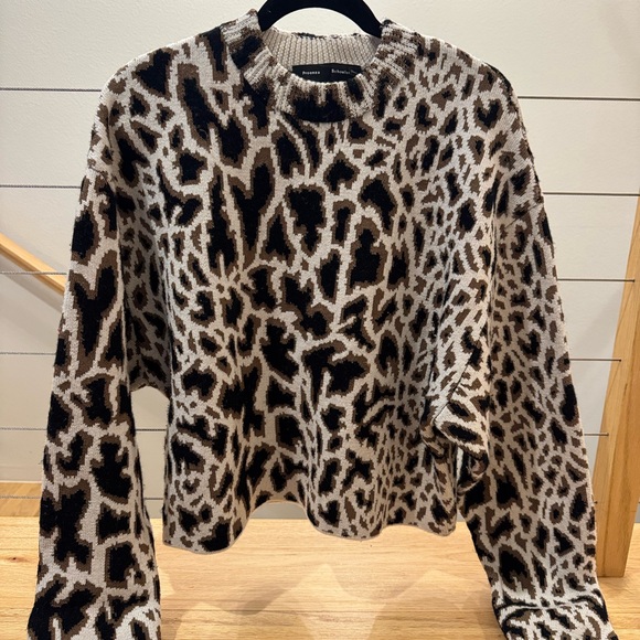 Proenza Schouler Leopard Wool Sweater - Picture 1 of 5